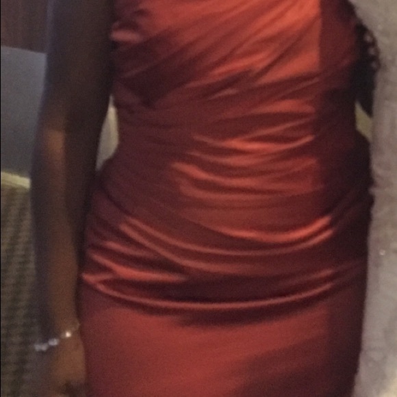 💥SALE💥 Rustic Orange Gown - Picture 3 of 4